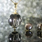 Galaxy Anansar – Anhänger mit einer Tierhaarsträhne – Sterlingsilber