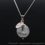 Tierhaarschmuck Anhänger Friends - Silber