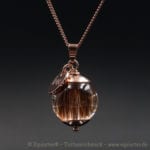 Tierhaarschmuck Anhänger Love - Roségold