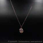 Tierhaarschmuck Anhänger Love - Roségold