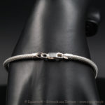 Tierhaarschmuck - Schlangenarmband Serpens - Sterlingsilber