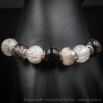 Tierhaarschmuck - Schlangenarmband Serpens - Sterlingsilber