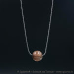 Tierhaarschmuck - Schlangenkette - Halskette Serpens I - Sterlingsilber