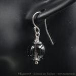 Tierhaarschmuck-Ohrschmuck - Ohrhänger Gemini II