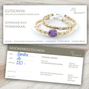 Gutschein "Motiv 2: französisch rundgeflochtene Armbänder"
