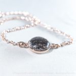 flaches Armkettchen Astra Tierharschmuck Sterlingsilber rosévergoldet