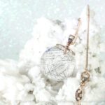 Galaxy Echtgold – Anhänger Andromeda – 14 Karat Roségold