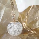 Galaxy Echtgold – Anhänger Andromeda – 14 Karat Roségold