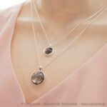 Kallisto 2.0 - Premium Tierhaarschmuck-Medaillon - Sterlingsilber