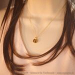 Kallisto 2.0 - Premium Tierhaarschmuck-Medaillon - Sterlingsilber rosévergoldet