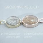 Echtgold Fassung mit Tierhaarschmuck in 9 Karat Gelbgold