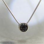 SOLIS S – Button Klein Mit Tierhaar Oder Asche – AG 925