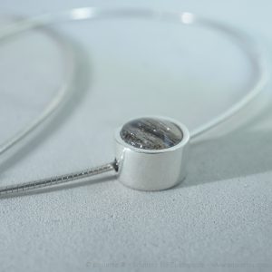 SOLIS S – Button Klein Mit Tierhaar Oder Asche – AG 925