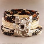 Pferdehaar Armband Männerschmuck Flat Braid
