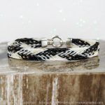 Pferdehaararmband Flat Braid aufwändig geflochten aus 21 Strängen