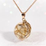 Galaxy-Anhänger Angel - 585 Roségold