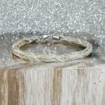 Pferdehaar Armband Silberschweif, 925 Silber