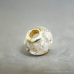 Ascheschmuck - Großlochperle EquiBead Goldstar 333 Gelbgold