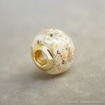 Ascheschmuck - Großlochperle EquiBead Goldstar 333 Gelbgold