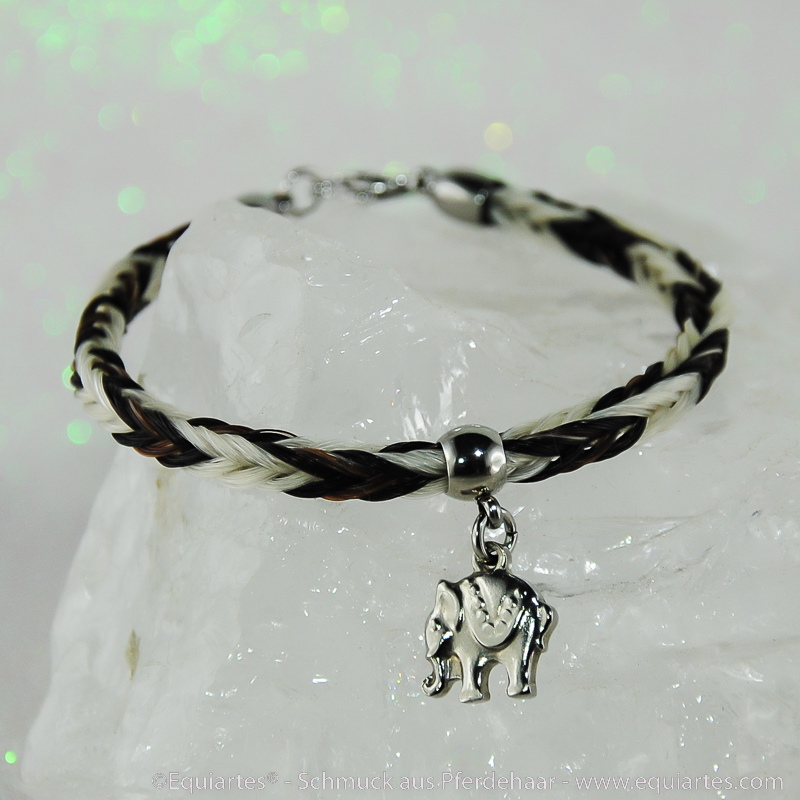 Pferdehaararmband-square-Edelstahl-Talisman-Elephant-3 Pferdehaararmband-square-Edelstahl-Talisman-Elephant-3
