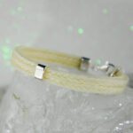 Pferdehaararmband Square Slider