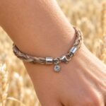 Pferdehaar-Armband Vega mit Zirkonia Dot